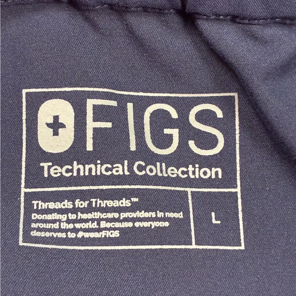 FIGS Pisco Basic Scrub Pants Navy Men’s Size Large